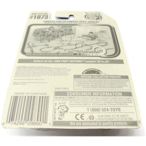 Hot Wheels Collector #1073 Ford GT-90 NIB HW - Picture 3 of 5
